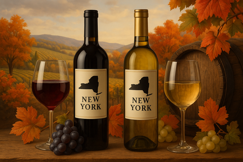 imagen que represente al vino de New York