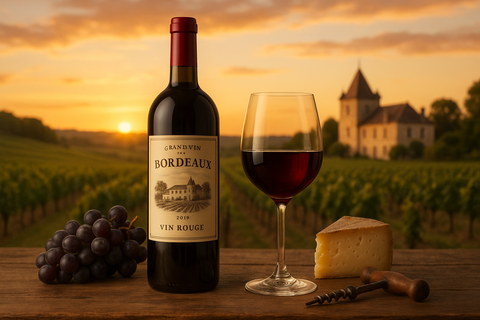 imagen que represente el vino frances