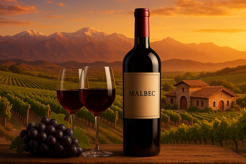 una imagen que represente el vino argentino